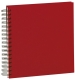 Fotospiralbuch SOHO - 23 x 23 cm, 60 Seiten, rot