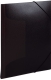 19513 Gummizugmappe - A3, PP transluzent, schwarz
