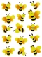 6038 Sticker MAGIC Bienen, Neon