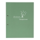 Zeugnismappe frech & frei - A4, 12 Hüllen, moosgrün
