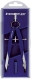Geometriezirkel Mars® comfort - Ø 225 mm, 154 mm, silber/blau