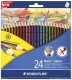 Farbstifte Noris® colour - 3 mm, Kartonetui 24 Farben