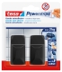 Powerstrips® Systemhaken - ablösbar, L Eckig schwarz Large 2kg