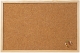 Kork-Pinntafel - 80 x 60 cm, braun