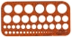 Kreisschablone Ø 1-36 mm (45 Kreise)