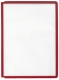 Sichttafel SHERPA® PANEL A4, rot