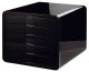 Schubladenbox i-Box - A4/C4, 5 geschlossene Schubladen, schwarz