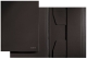 3924 Jurismappe - A4, Pendarec-Karton 430g, schwarz