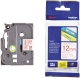TZe-232 Schriftbandkassette - laminiert, 12 mm x 8 m, rot auf weiß