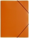 Gummizugmappe Lucy Colours - A4, PP, orange transluzent