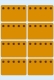 3774 Tiefkühletiketten orange 26x40 mm Eiskristalle 48 St.