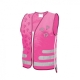 Kinder-Warnweste ReflActions Diamant - pink