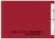 Ausweishülle Document Safe® VELOCOLOR® - 90 x 63 mm, PP, rot