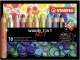Multitalent-Stift woody 3 in 1 - ARTY - 10er Pack mit Spitzer, sortiert