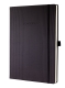 Notizbuch Conceptum - ca. A4, liniert, 194 Seiten, schwarz, Hardcover