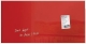 Glas-Magnetboard Artverum - rot, 91 x 46 cm