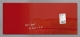 Glas-Magnetboard Artverum - rot, 130 x 55 cm