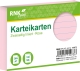 Karteikarten - DIN A7, liniert, rosa, 100 Karten