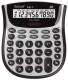 Tischrechner Ergo 10, 3-Tasten Speicher, 10 Stellen, 130x153x35mm, schwarz/silber