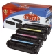 Lasertoner 4ST Multip sw,c,m,y EMSTAR H871 CE410X,...
