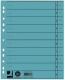Trennblätter durchgefärbt - A4 Überbreite, hellblau, 100 Stück