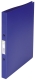 Ringbuch transparent - A4, 2-Ring, Ring-Ø 16 mm, blau gedeckt