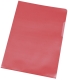 Sichthülle - A4, 120 mym, genarbt rot, 100 Stück