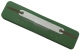 Heftstreifen Kunststoff, kurz - Deckleiste aus Kunststoff, dunkelgrün, 25 Stück