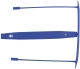 E-Clip Archivbinder - 8 cm, 100 Stück, blau