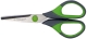 Schere Soft Grip 14 cm grau/grün