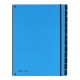 Pultordner Trend - 12 Fächer, Eckspanngummi, hellblau