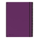 Pultordner Trend - 12 Fächer, Eckspanngummi, lila