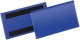 Kennzeichnungstasche - magnetisch, 150 x 67 mm, PP, dokumentenecht, dunkelblau, 50 Stück