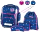 Schultaschenset Ergolite - 9tlg. Lucky Girl dark blue