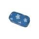 Schüleretui Fame Uni 90ies - Flower blue, 21 x 6 x 10 cm, 1 Fach, ungefüllt