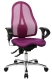 Drehstuhl Sitness 15 - lila, Armlehnen, Universalrollen