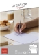 Briefumschlag Prestige - C6, hochweiß, Haftklebestreifen, ohne Fenster, 120 g/qm, 25 Stück