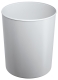 Sicherheitspapierkorb - 13 Liter, schwer entflammbar, ALU Einsatz, lichtgrau