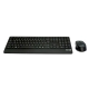 TERRA Desktop 4000 Wireless AES [DE] USB black Copilot Tastatur+Maus, QWERTZ, 105 Tasten,
