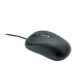 TERRA Mouse 1500 Corded USB black 3 Tasten, symmetrisch, mit Kabel, 1,80 m