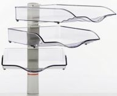 Belegefach NOVUS CopySwinger III lichtgrau Schalenset, B4, 3 Stück, Kunststoff,