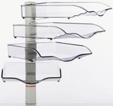 Belegefach NOVUS CopySwinger IV lichtgrau Schalenset, B4, 4 Stück, Kunststoff, M