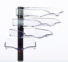 Belegefach NOVUS CopySwinger IV anthrazit Schalenset, B4, 4 Stück, Kunststoff, M