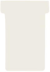 T-Karten - Größe 2, weiß