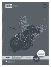 Collegeblock - A4, 160 Blatt, 70 g/qm, 5mm kariert