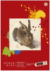 Malblock gekörnt - A4, 50 Blatt, 100 g/qm