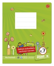 Rechenheft Quart R.7 - 20 Blatt 80g/qm 15x20mm kariert