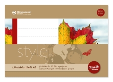 Löschblattheft perforiert A5 10 Blatt 80g/qm