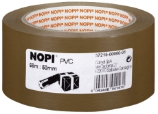 Verpackungsklebeband PVC - 50 mm x 66 m, braun
