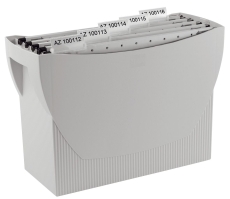 Hängemappenbox SWING, für 20 Hängemappen, lichtgrau